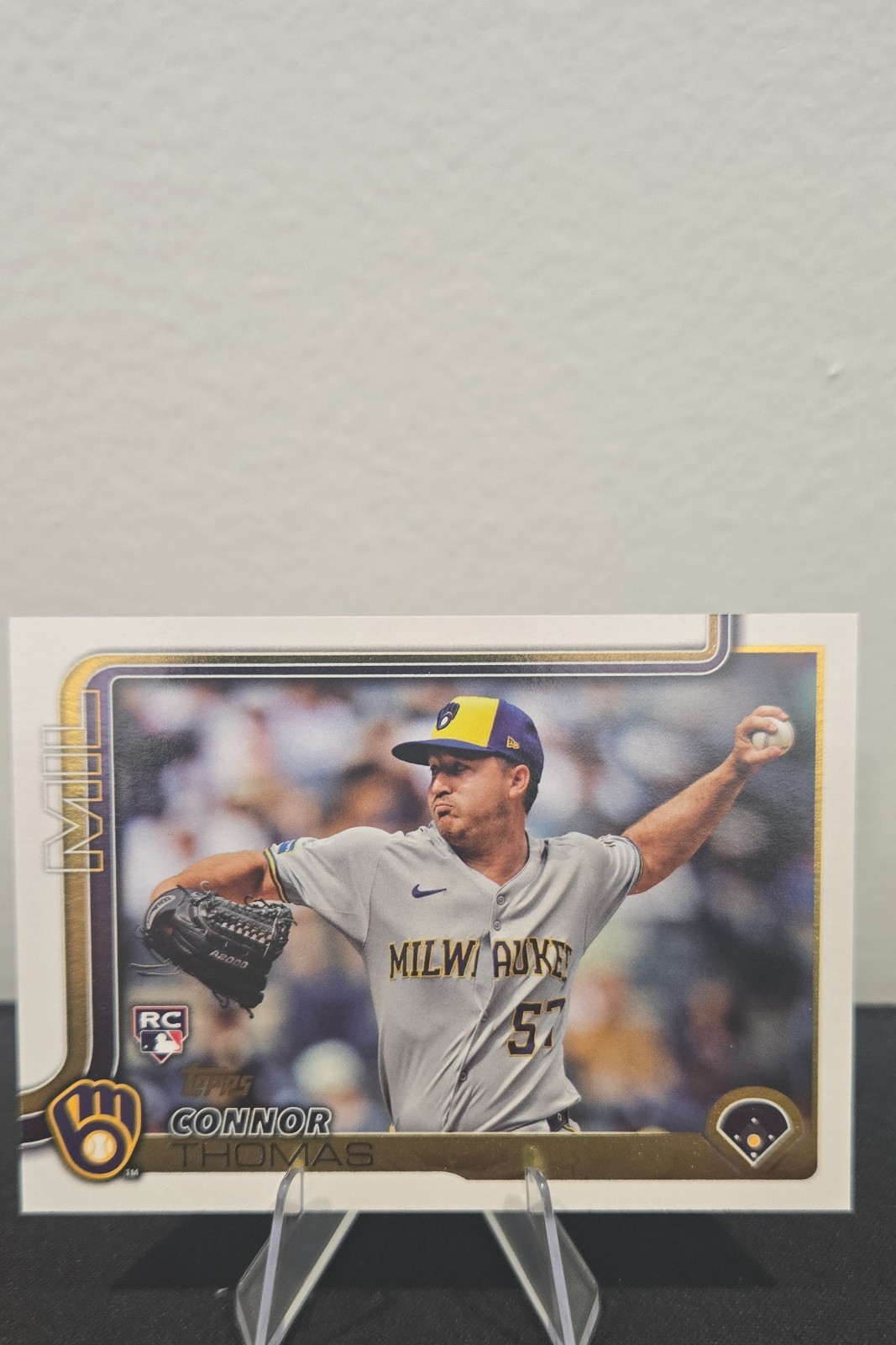 2025 Topps Update  - Connor Thomas #US63 Golden Mirror Image Variations (RC)