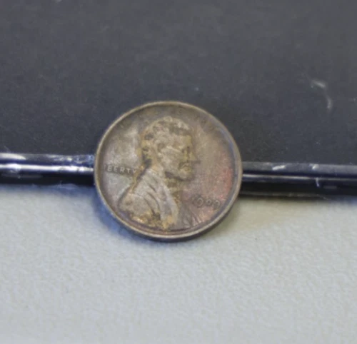 1909  VDB US Lincoln Cent 1 c VF  Semi Key (Stained)