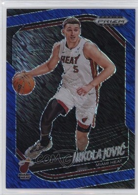 2024-25 Panini Prizm Black FOTL Blue Shimmer 31/35 Nikola Jovic #194 go9