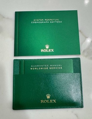 Authentic Rolex Daytona Booklet Manual Set 116500 116503 116508 116519 116505
