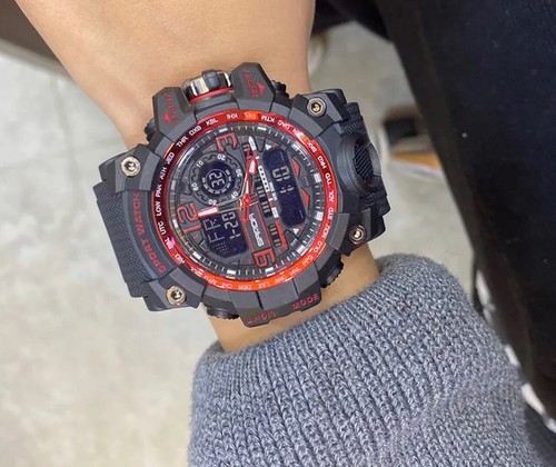 Men Large OVERSIZED Waterproof Digital Sports Military Tactical WRIST WATCH 57mm - Picture 28 of 34