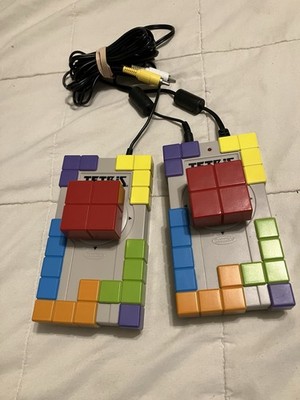 Lot of 2 Radica Tetris Plug & Play TV Game Controllers Tested Works Retro Video
