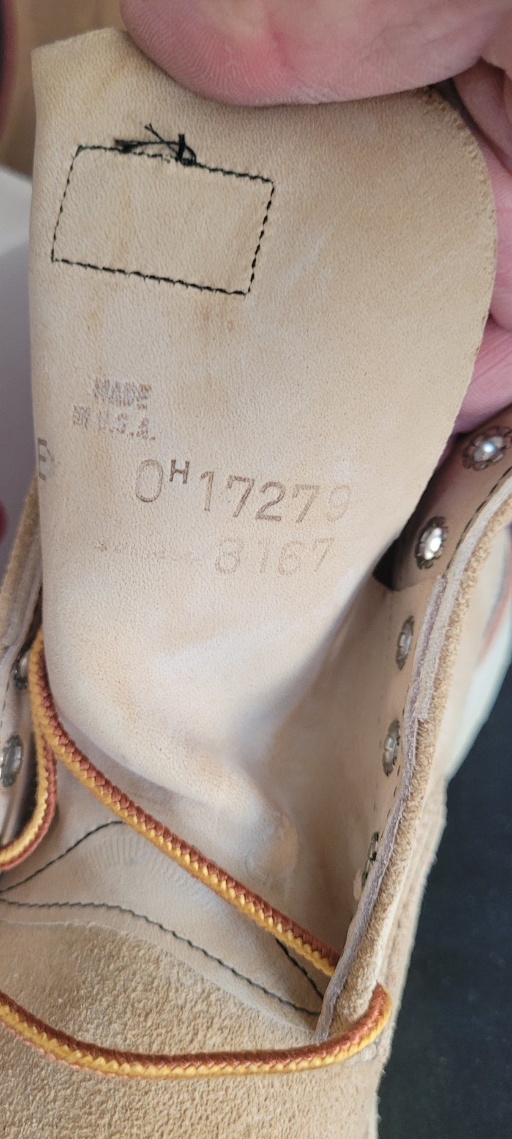 Ultra Rare - Red Wing 8167 6-Inch (2000) - US Men's 7 1/2 E Round Toe image 7
