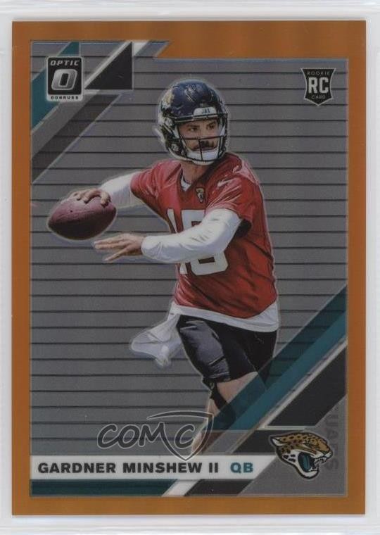 2019 Donruss Optic Rookies Orange Prizm 72/199 Gardner Minshew II Rookie RC 1b7o