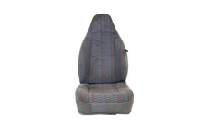 Jeep Wrangler Tj 97-02 Oem Front Bucket Seat Driver Left Gray Grey Free Ship