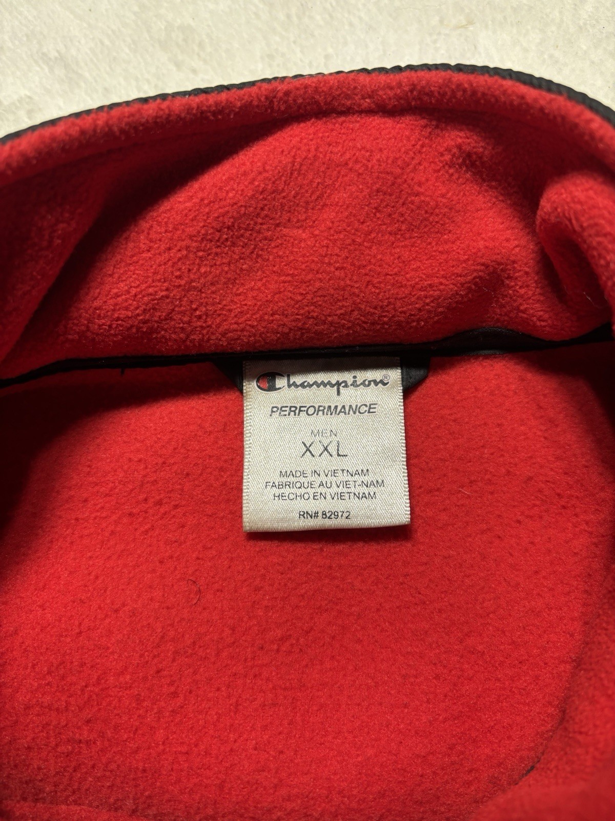 Champion Performance Full Zip Jacket - Red Men's … - image 6