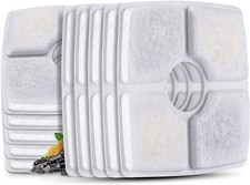 Cat Water Fountain Filters,10 Pack Replacement Filter Fit for Top Square 84oz/2.