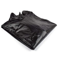 Rubberfashion Wetlook Catsuit - Ganzkörper Glanz Ganzanzug Suit - Schritt offen 