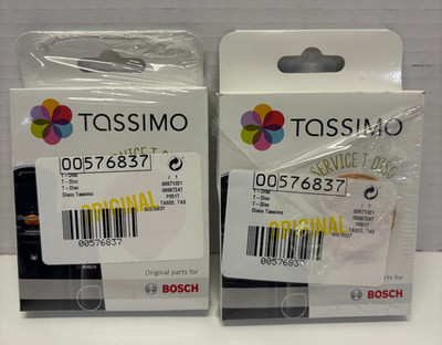 Genuine Bosch Tassimo Coffee Descaler Orange Service T Disc Cleaning Disc- Lot 2