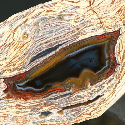 Rare Rhyolite Agate  from Cubuk area, Ankara Province, Turkey agat achat