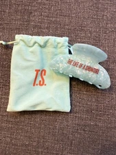 Taylor Swift The Life of a Showgirl Hair Clip w/ Bag Mint Green Pearlescent New