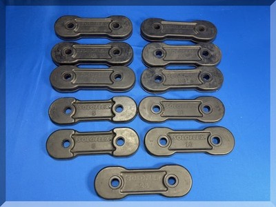 SOLOFLEX WEIGHT BANDS LOT 355 POUNDS 6x50 - 1x25 - 2x 10 - 2x5 - FREE SHIPPING