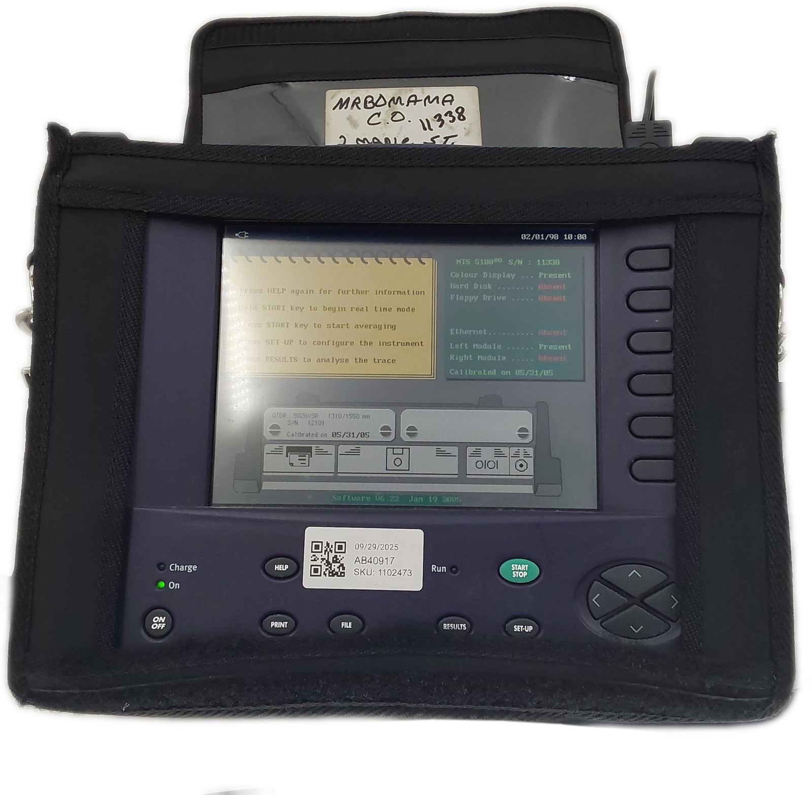 Acterna JDSU MTS5000e OTDR Benchtop Tester 