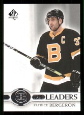 2020-21 SP Authentic True Leaders Patrice Bergeron Boston Bruins #TL-PB