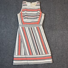 Kate Spade Women's Multicolor Flights of Fancy Ribbon Jacquard Dress Size 6