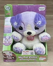 Leap Frog Leapfrog  My Pal Violet  Smarty Paws Purple Dog Interactive NEW
