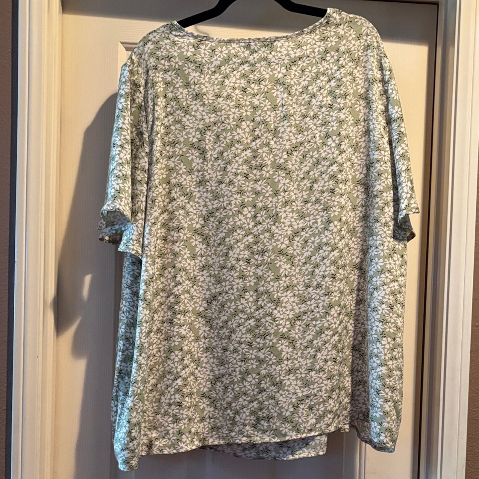 BloomChic Green Floral Blouse - image 3
