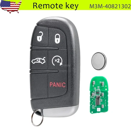 Replacement for 2015 2016 2017 Chrysler 200 Smart Remote Key Fob M3M-40821302 video thumbnail