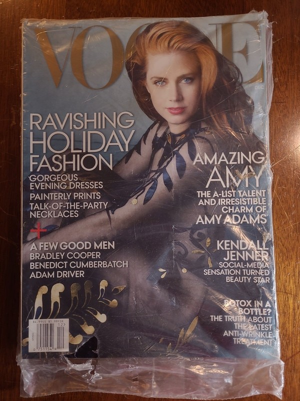 Vogue 2014 New Unopened Amy Adams Holiday Fashion Kendall Jenner Karlie Kloss