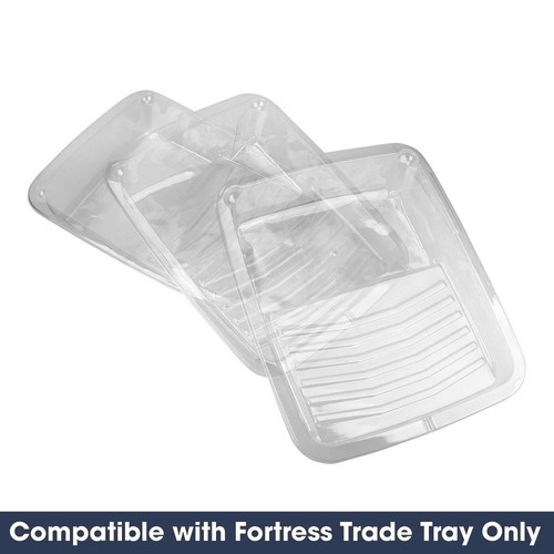 Fortress Trade 12" Roll Tray Liner Transparent 3er Pack - Bild 1 von 1