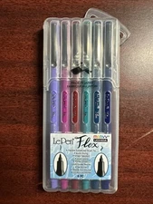 Uchida Le Pen Flex Set 6/Pkg-Jewel Colors 4800-6B