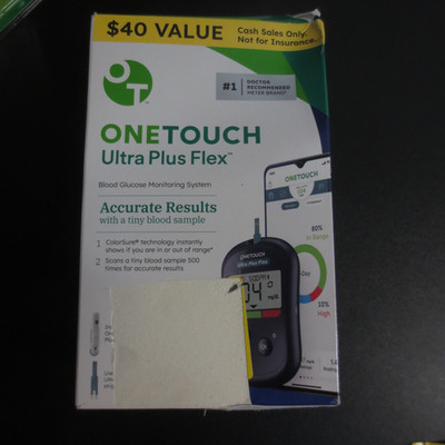 One Touch Ultra Plus Flex Meter Blood Glucose Monitoring System