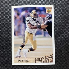 1992 UPPER DECK - TEAM MVP - PAT SWILLING SAINTS #375