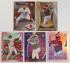 LOT (5) BOSTON RED SOX MLB BASEBALL BOBBY BALBEC RC ROOKIE TITAN PRISTINE
