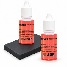 2 Bottles Silver 925 999 Acid Solution Testing With Test Stone