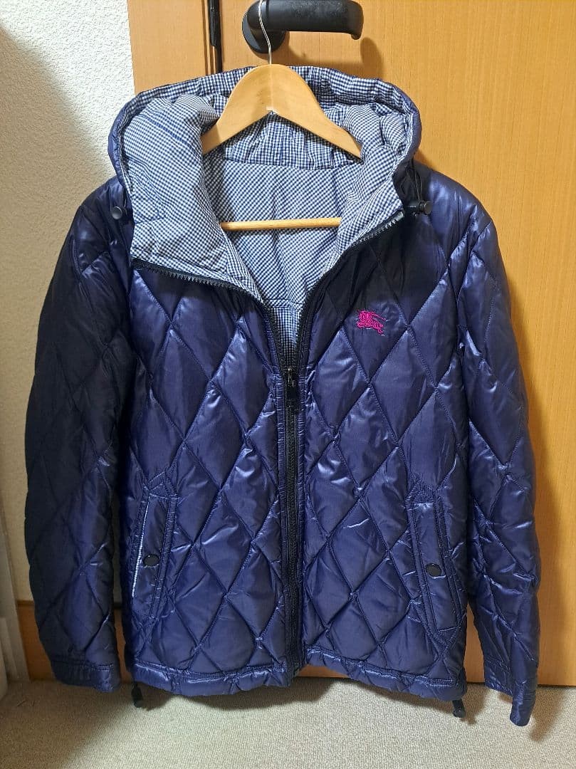 Good Condition Size Reversible Down Burberry Blac… - image 1