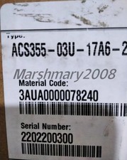 1 PC ACS355-03U-17A6-2 NEW ABB Frequency Converter Fast delivery