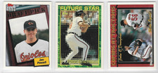 (3) different 1994 Topps Baltimore Orioles Future Star card lot. (NR-MINT)
