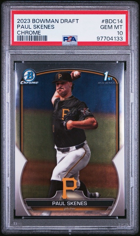 2023 Bowman Draft Chrome Paul Skenes #BDC-14 PSA 10