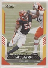 2021 Score Gold Carl Lawson #102 0el1