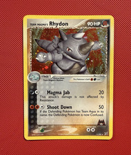 Pokemon TCG Team Magma's Rhydon 11/95 EX Team Magma vs Aqua Holo Rare 2004 on eBay