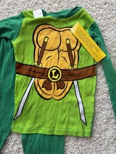 Boy  s Pajama Set Size 10 Teenage Mutant Ninja Turtles New Leonardo Character