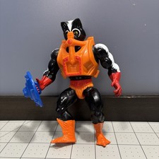 Vtg Stinkor Figure w Shield He-Man MOTU Armor Chest Plate Complete Mattel 1981