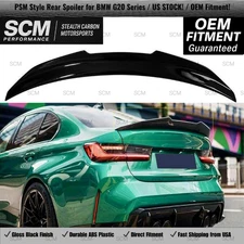 BMW G20 3 SERIES 330i M340I M3 2019–25 PSM STYLE GLOSS BLACK REAR TRUNK SPOILER