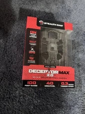 Stealth Cam Deceptor Max 2.0 No Glo Cellular Trail Camera STC-DCPTRX2 40MP Brown