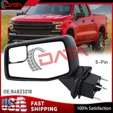 Left Driver Side Mirror For 19-24 Chevrolet Silverado 1500 Truck Heated84823218