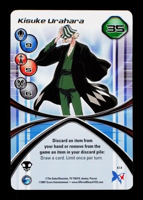 2007 Kisuke Urshara C1 Shonen Jump Bleach Trading Card TCG CCG