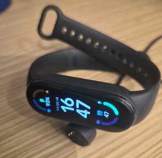 Xiaomi Mi Smart Band 6 Schwarz Mit Aufladekabel