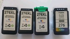 EMPTY 276XL Color 276 Color EMPTY Ink Cartridge Lot of 4 For Canon