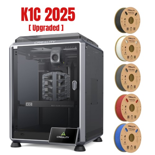 【Upgraded】Creality K1C 2025 3D Printer 600mm/s Speed Auto Leveling with 5KG PLA