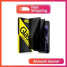 YWXTW 2 Pack Privacy Screen Protector for Google Pixel 8,Shatterproof Tempered