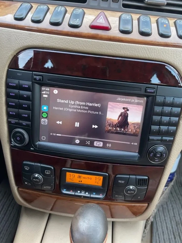 Für Mercedes S/CL Klasse W220 W215 Android 14 Autoradio GPS Navi WIFI Bluetooth - Bild 2 von 4