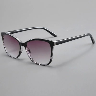 New Trendy Gray Lens Presbyopia Eyeglasses Men Women Fashion Reading Sunglasses