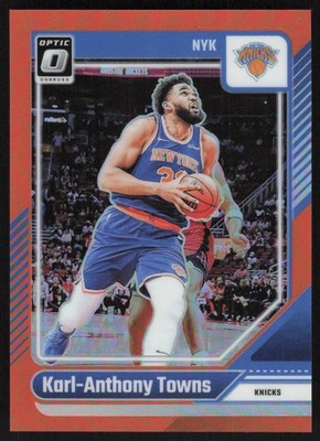 2024-25 DONRUSS OPTIC ORANGE KARL-ANTHONY TOWNS 066/175 NEW YORK KNICKS #158