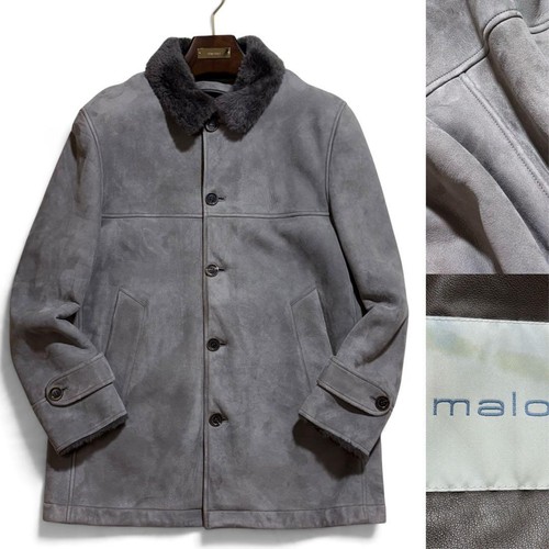 Malo, Malo Mouton Jacket Gray Size 50 XL