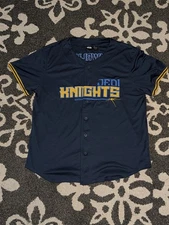 Vintage Lucasfilm Star Wars Jedi Knights Skywalker #77 Baseball Jersey Mens L